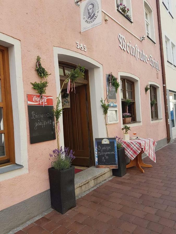 Weinstube Heigl Restaurante Pizzeria Puccini Hotel Landshut Exterior photo